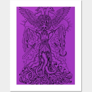 Mystical Mistress (version 1). Mystic and occult design. Posters and Art